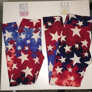 LuLaRoe Americana Ombré Stars Mommy & Me Set